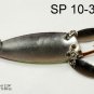 [SP 10-34-2]2.2"" Mini Holographic Chartreuse Bass Pike Trout Casting Spoon Fishing Lure