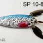 [SP 10-83-2]2.2"" Mini Holographic Neon Shad Bass Pike Trout Casting Spoon Fishing Lure