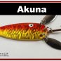 [SP 10-84-2]2.2"" Mini Holographic Bleeding Gold Bass Pike Trout Casting Spoon Fishing Lure