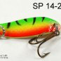 [SP 14-21-2]1.5"" Mini Firetiger Bass Pike Trout Casting Spoon Fishing Lure