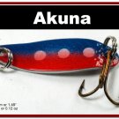 [SP 14-31-2]1.5"" Mini Pink Midnight Bass Pike Trout Casting Spoon Fishing Lure