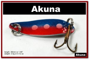 [SP 14-31-2]1.5"" Mini Pink Midnight Bass Pike Trout Casting Spoon Fishing Lure