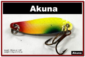 [SP 14-34-2]1.5"" Mini Holographic Chartreuse Bass Pike Trout Casting Spoon Fishing Lure