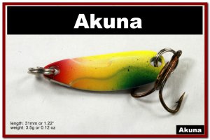 [SP 39-34-2]1.2"" Mini Holographic Chartreuse Bass Pike Trout Casting Spoon Fishing Lure