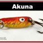 [SP 39-84-2]1.2"" Mini Holographic Bleeding Gold Bass Pike Trout Casting Spoon Fishing Lure