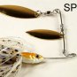[SPU 03]3/8 oz 10.6 grams Elite Leopard Black Gold Spinnerbait Fishing Lure