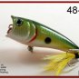 [BP 6PK 3FLA48A and 3FLA48C]6 Pack 2.4""  Bass Topwater Fishing Lure Popper Tackle C