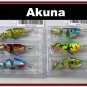 [BP 6PK 3FLA20A and 3FLA20D]6 Pak Holographic Bass Trout Pike Fishing Lure Swimbait