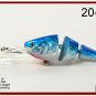 [BP 6PK 3FLA20A and 3FLA20D]6 Pak Holographic Bass Trout Pike Fishing Lure Swimbait