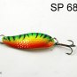 [SP 5 FLC 068 A]5 2.45"" 62mm Holographic Hammered Spoon Bass Trout Pike Fishing Lure Tackle