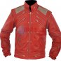 Michael Jackson Beat It Vintage Red Original Leather Jacket