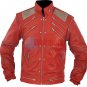 Michael Jackson Beat It Vintage Red Faux Leather Jacket