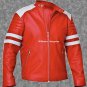 Tyler Durden Brad Pitt Fight Club Red Faux Leather Jacket - All Sizes