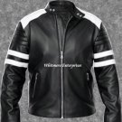 Tyler Durden Brad Pitt Fight Club Black Faux Leather Jacket - All Sizes