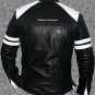 Tyler Durden Brad Pitt Fight Club Black Faux Leather Jacket - All Sizes