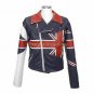 Men Biker Union Jack Original Leather Jacket UK - All Sizes