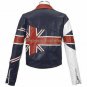 Men Biker Union Jack Original Leather Jacket UK - All Sizes
