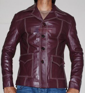 Tyler Durden Brad Pitt Fight Club Brown Stylish Faux Leather Coat -  All Sizes