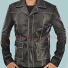 Tyler Durden Brad Pitt Fight Club Black Stylish Faux Leather Coat -  All Sizes