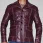 Tyler Durden Brad Pitt Fight Club Brown Original Leather Coat -All Sizes