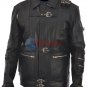 Michael Jackson The Bad Black Cow Hide Leather Jacket