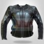 Men Motorcycle MotorBike Biker Stylish Leather Jacket - All Sizes