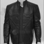 Superman Smallville Stylish Black Original Leather Embossed Jacket