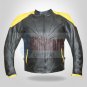 Men Motorcycle MotorBike Biker Stylish Leather Jacket - All Sizes
