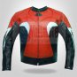 Men Motorcycle MotorBike Biker Stylish Leather Jacket - All Sizes