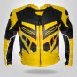 Men Motorcycle MotorBike Biker Stylish Leather Jacket - All Sizes