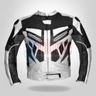 Men Motorcycle MotorBike Biker Stylish Leather Jacket - All Sizes