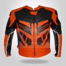 Men Motorcycle MotorBike Biker Stylish Leather Jacket - All Sizes