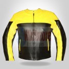 Men Motorcycle MotorBike Biker Stylish Leather Jacket - All Sizes