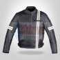 Men Motorcycle MotorBike Captain America Easy Rider Biker Stylish Leather Jacket - All Sizes
