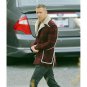 Men's Deadpool Ryan Reynold Shearling Fur Jacket Coat