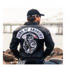 Sons of Anarchy Slim Fit Biker Highway Faux Leather Jacket