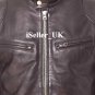 Bomber Rider Slim Fit Casual Stylish Black / Brown Real Leather Jacket