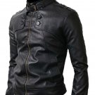 Bomber Rider Slim Fit Casual Stylish Black Leather Jacket