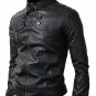 Bomber Rider Slim Fit Casual Stylish Black Leather Jacket