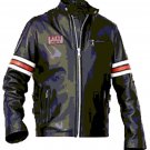 Bomber Rider Slim Fit Casual Stylish Black Leather Jacket