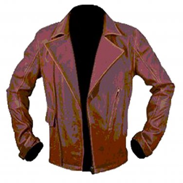 Bomber Rider Slim Fit Casual Stylish Brown Leather Jacket