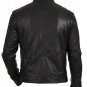 Bomber Rider Slim Fit Casual Stylish Black Leather Jacket