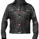 Bomber Rider Slim Fit Casual Stylish Black Leather Jacket