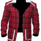 Men's Deadpool Ryan Reynold Shearling Fur Jacket Coat