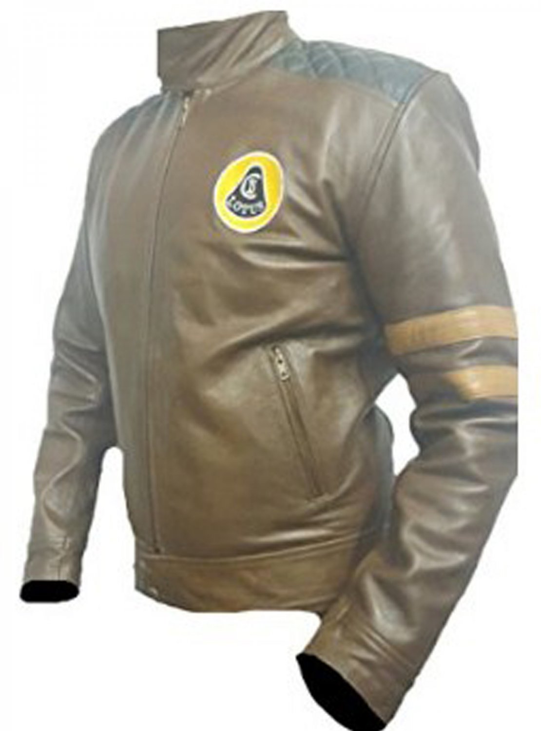 Lotus Racing Brown Leather Jacket