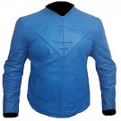 Superman Man Of Steel Blue Leather Jacket