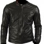 Bomber Rider Slim Fit Casual Stylish Black Leather Jacket