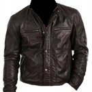 Bomber Rider Slim Fit Casual Stylish Black Leather Jacket