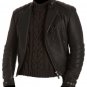 David Beckham Black CowHide Leather Jacket