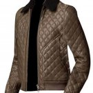 Kevin Hart Quilted Brown Leather Jacket
